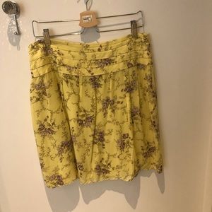 Floral Banana Republic Skirt